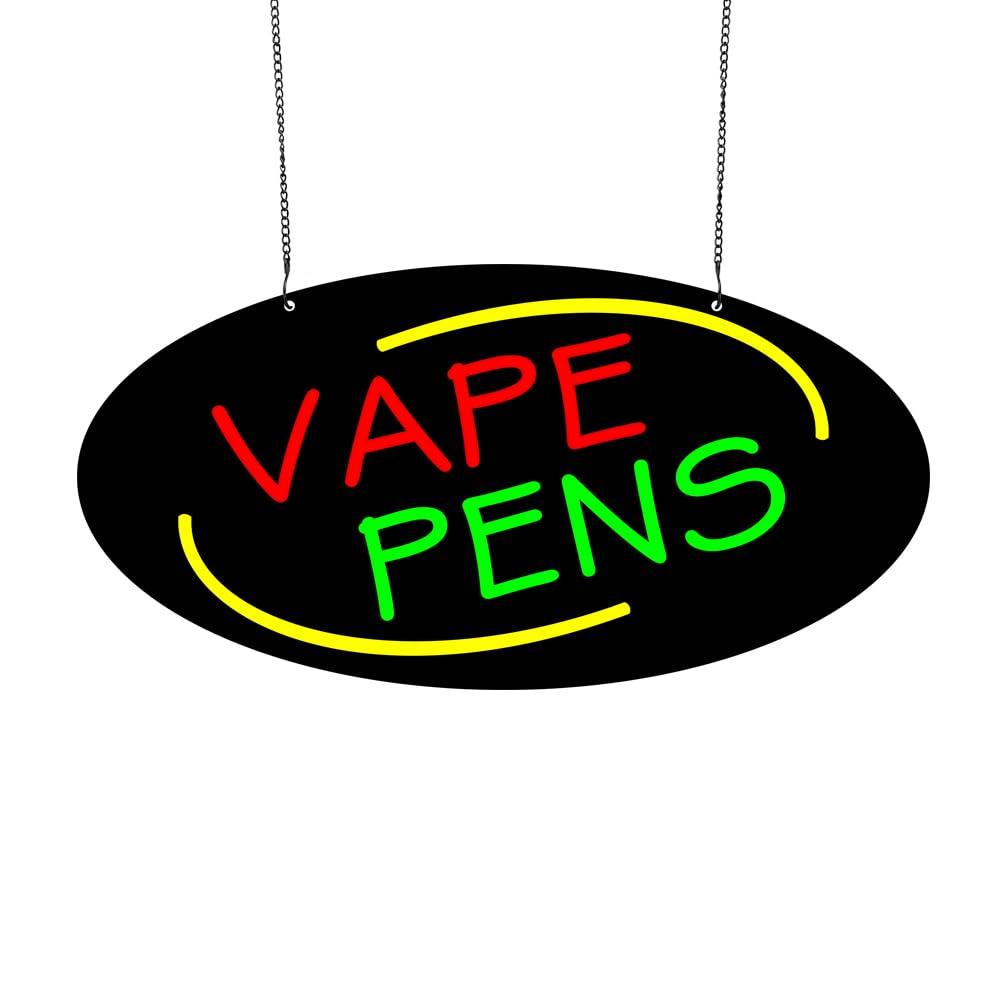 Vaping Store - لافتة نيون قابلة للتعتيم بإضاءة LED