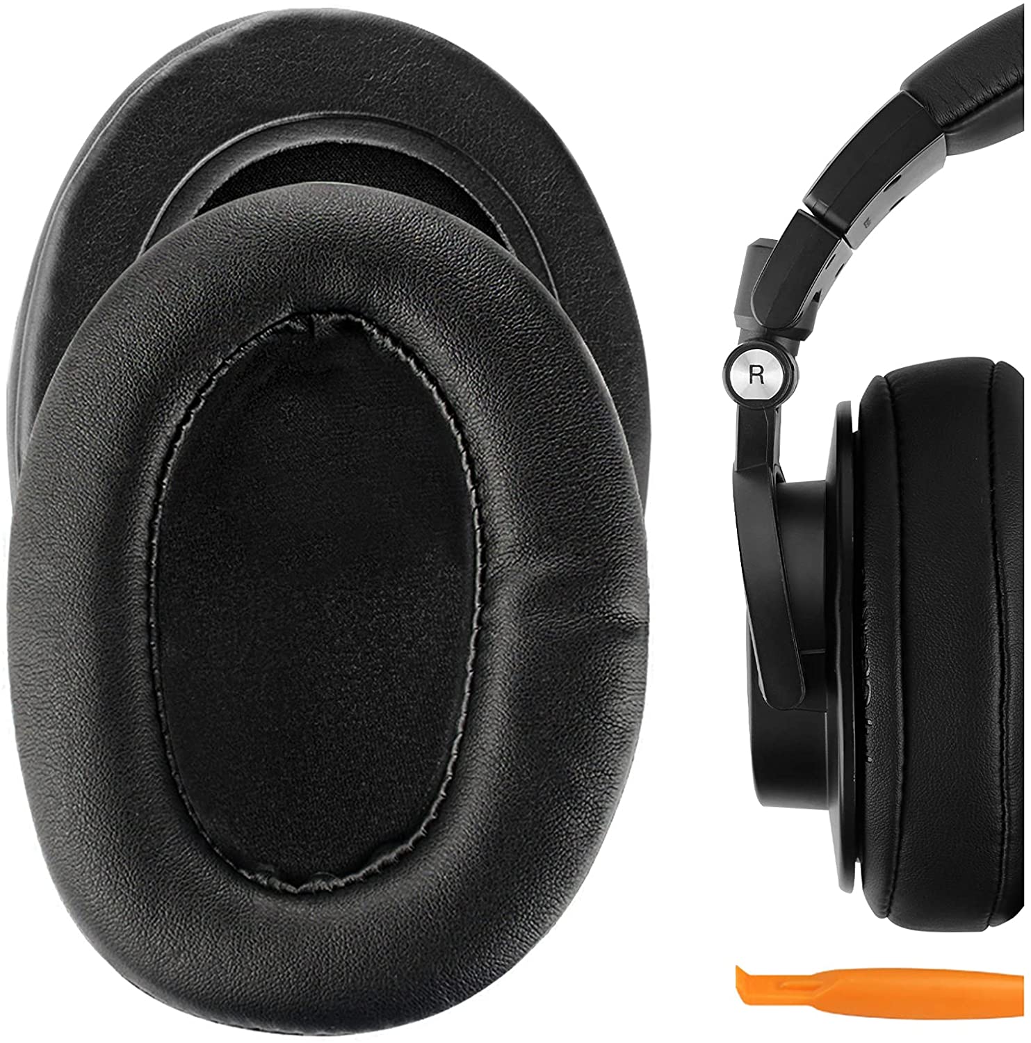 Audio Technica Headphone Ath-M20X - وسائد أذن بديلة من الجلد الصناعي