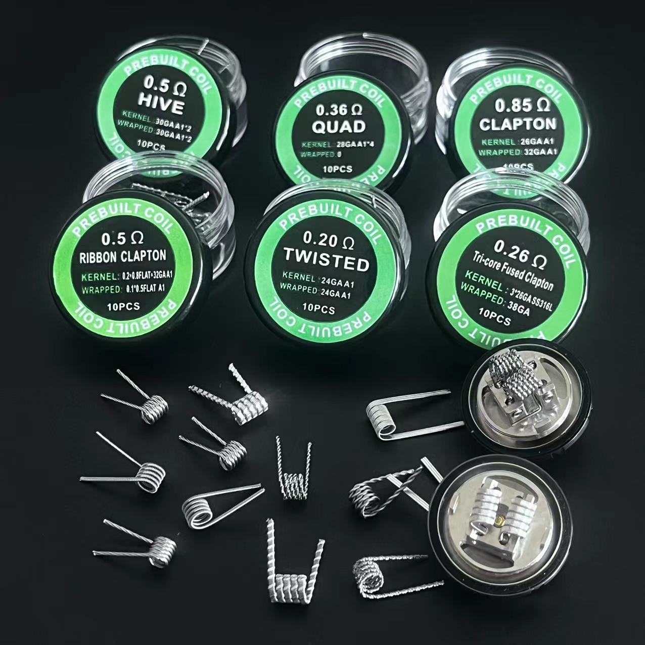 Coil Building Kit - 50 قطعة/30 قطعة/20 قطعة/10 قطعة DL