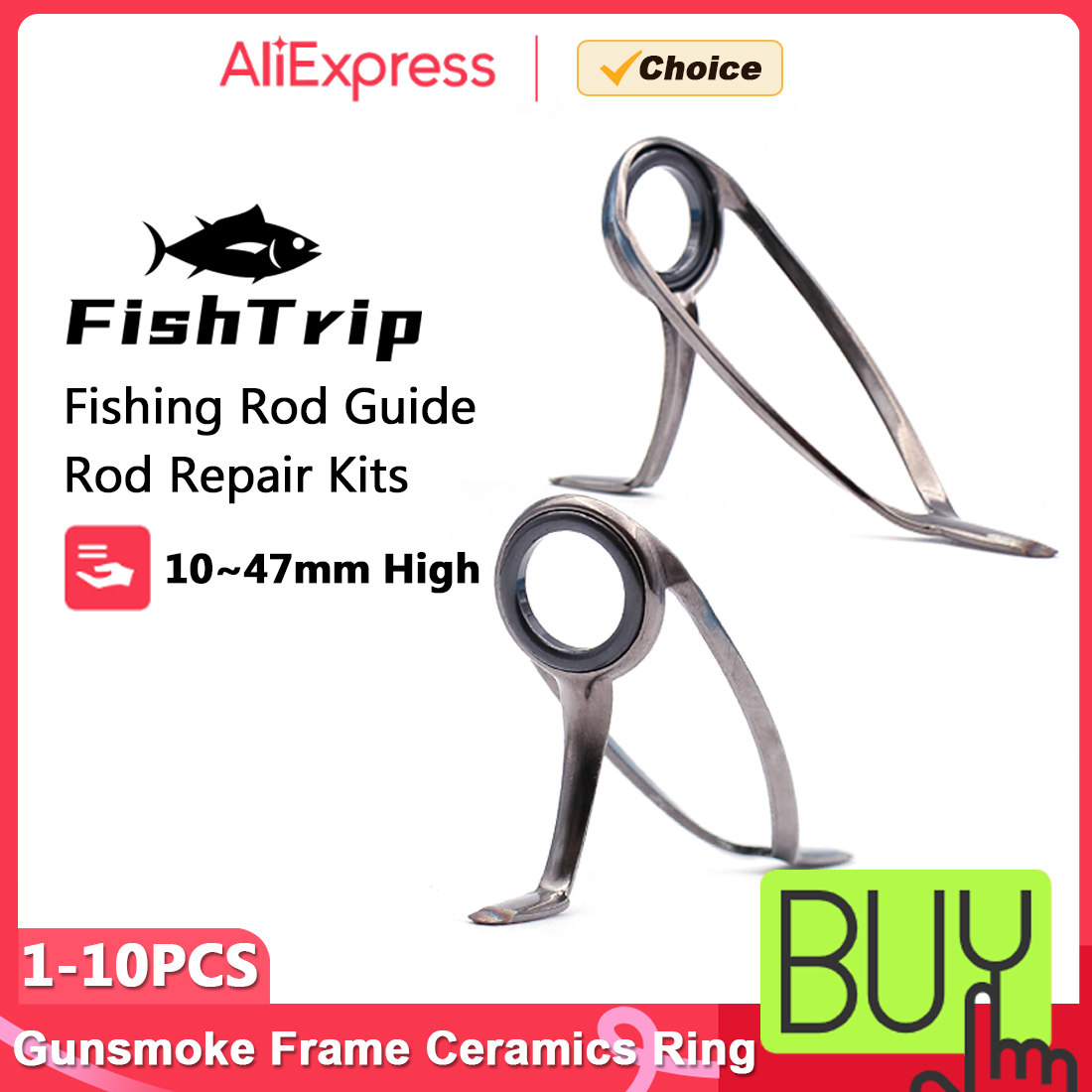 Mesh Coil Strip - FishTrip الصيد رود أدلة طقم تصليح