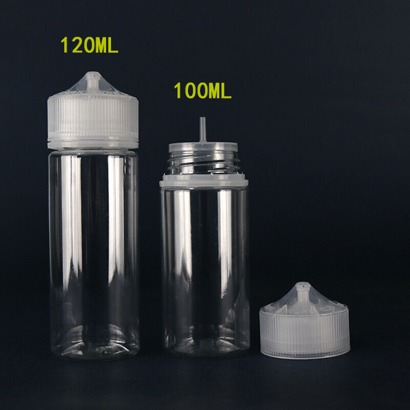 Juice Bottle Dropper - 5 قطعة 30 مللي/60 مللي/100 مللي/120