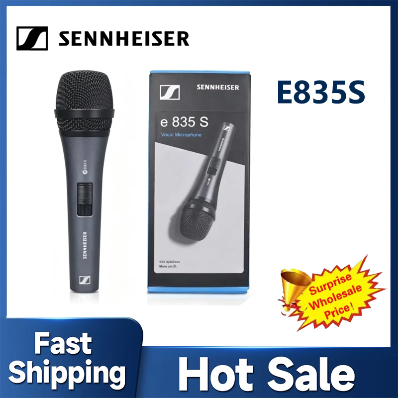 Shure Mic Sm58 - ميكروفون سينهايزر E835S ديناميكي كارديويد للغناء