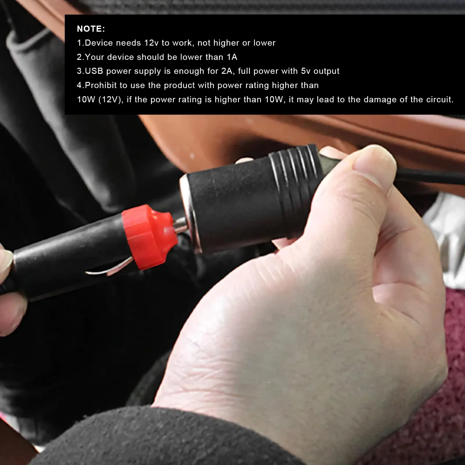 محول ولاعة سجائر من 5 فولت إلى - مراجعة Vape Accessory وسعره