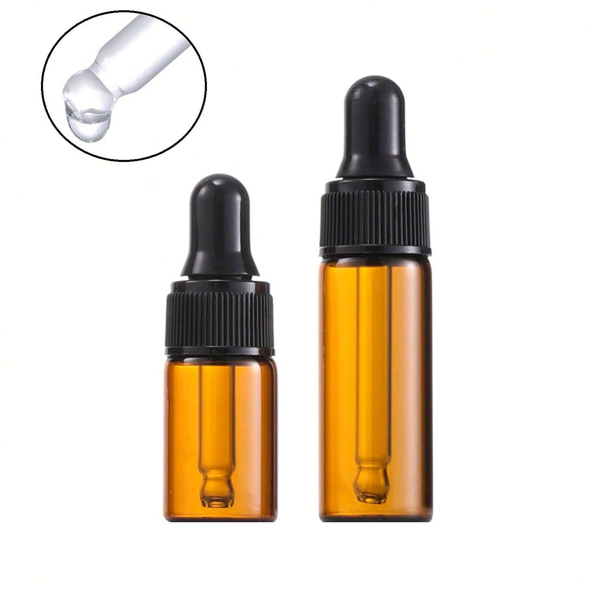 10 قطع من زجاجات قطارة الزجاج  - مراجعة Juice Bottle Dropper وسعره