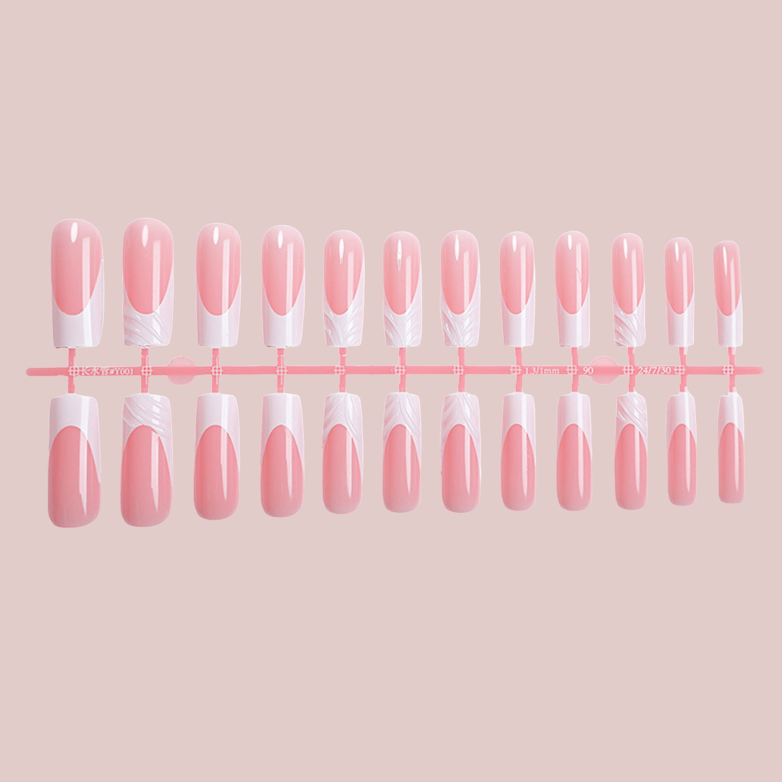 24 قطعة من الأظافر الاصطناعية  - مراجعة Drip Tip Resin وسعره