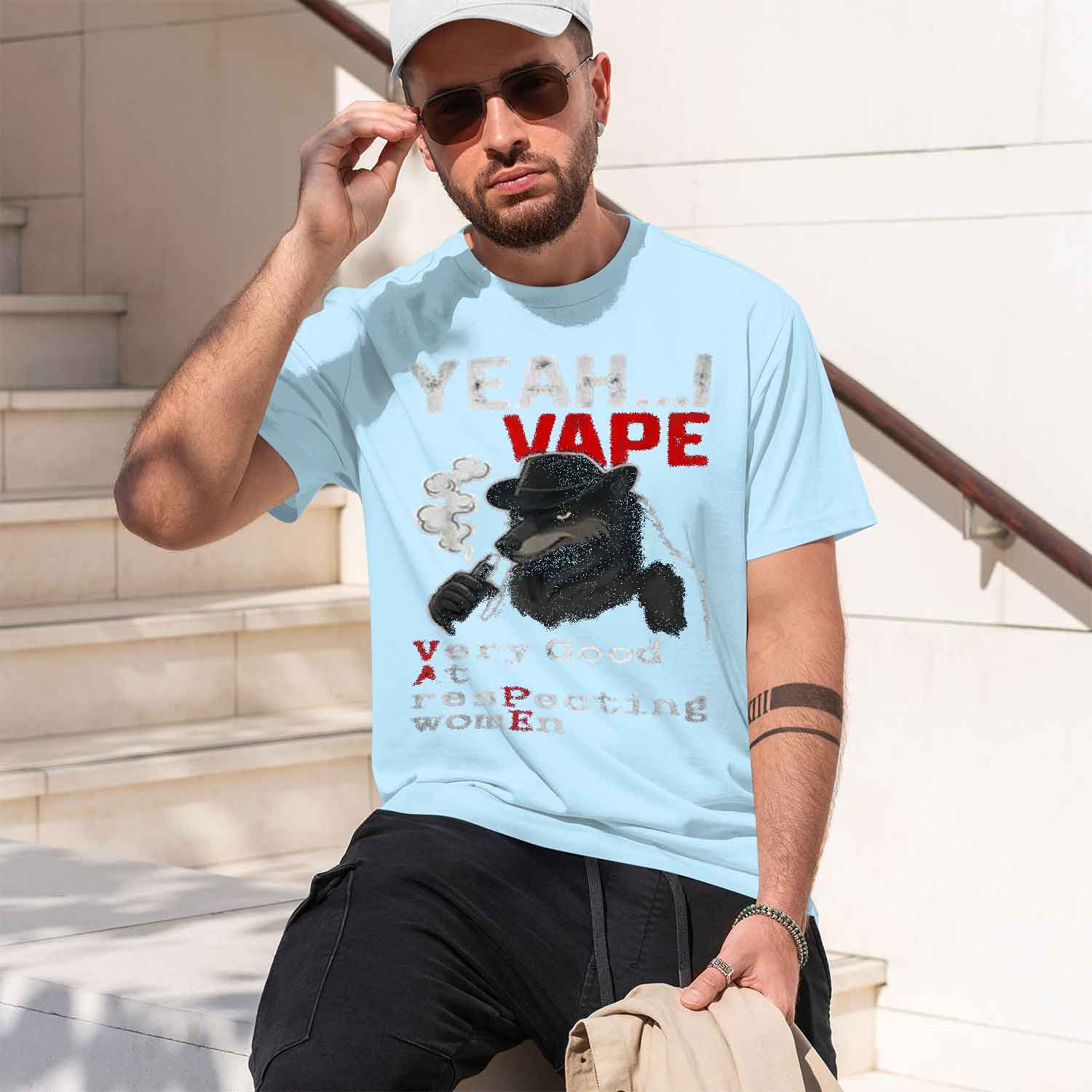 تي شيرت جديد 2026 بتصميم 'نعم، - مراجعة Vaping Goods وسعره