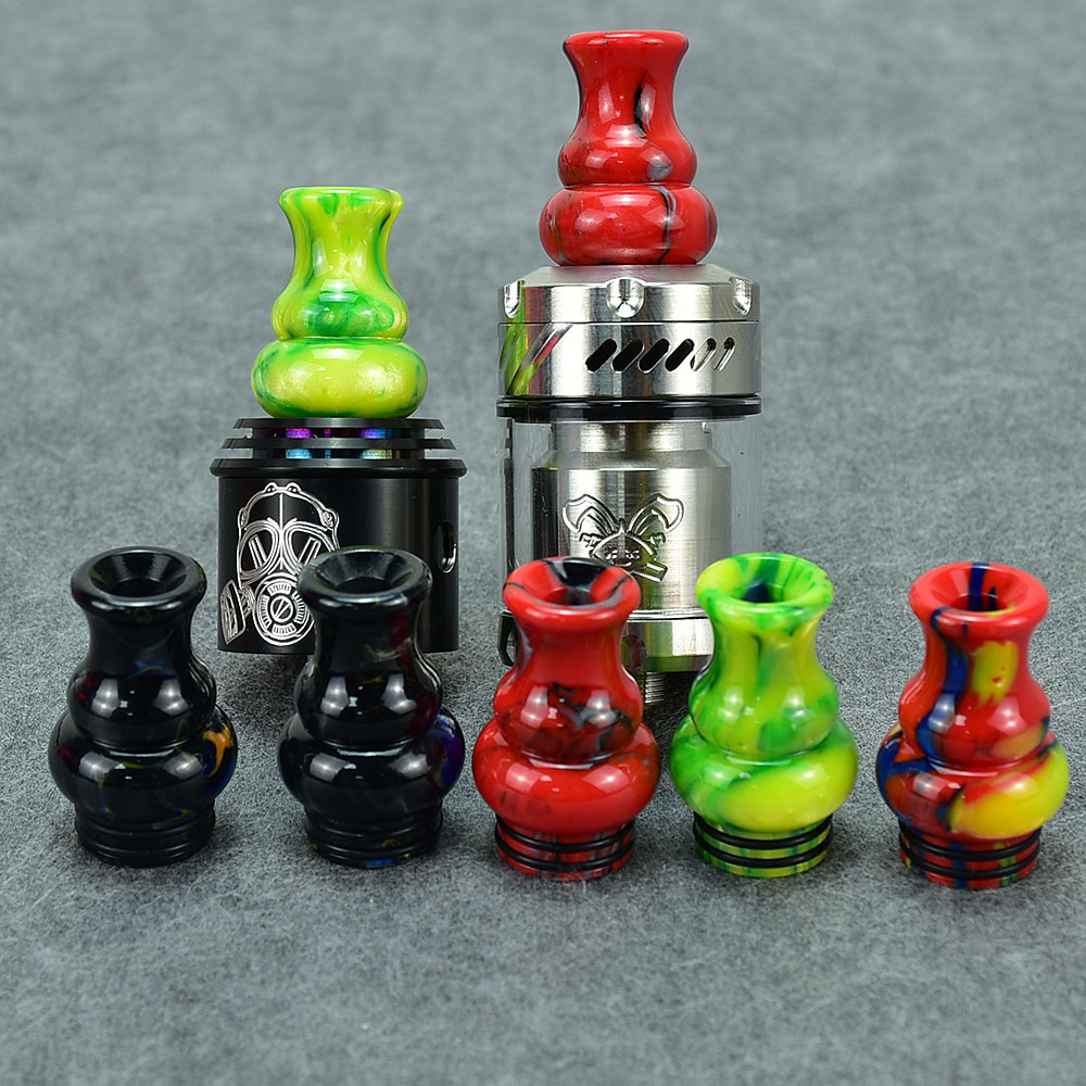 طرف بالتنقيط 810 حامل سجائر ال - مراجعة Drip Tip Resin وسعره