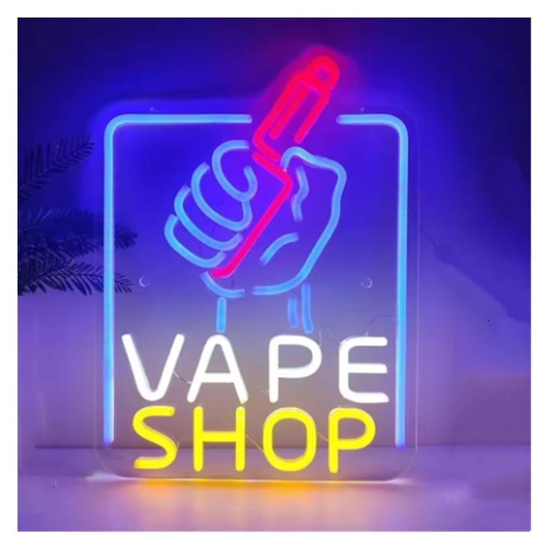 لافتة نيون لمتجر السجائر الإلك - مراجعة Vaping Store وسعره
