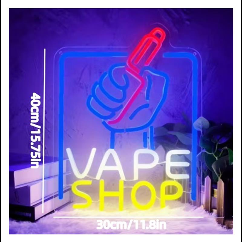 لافتة نيون لمتجر السجائر الإلك - مراجعة Vaping Store وسعره