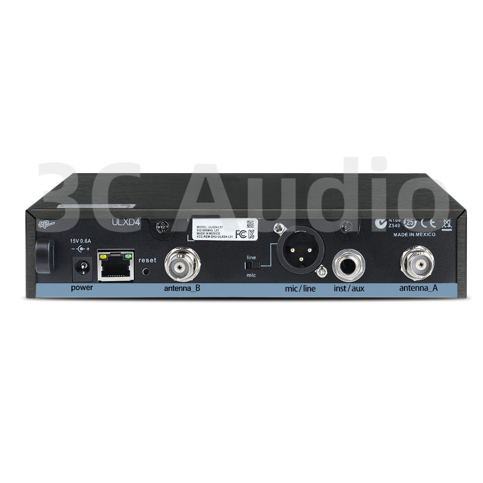 ULXD4-SLXD 500/600 ميجا هرتز م - مراجعة Shure Mic Sm58 وسعره