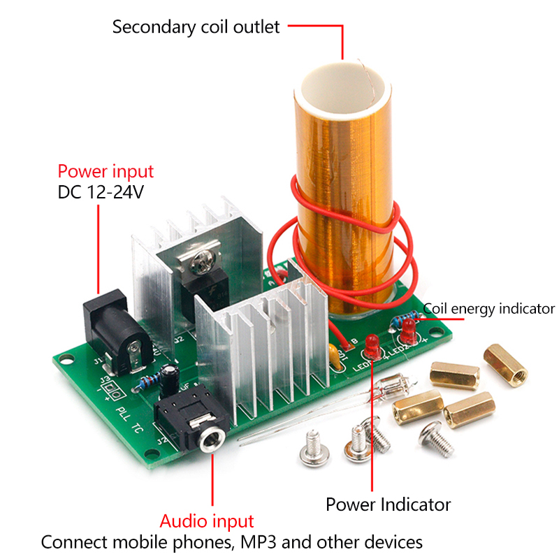 لفائف تسلا صغيرة لتقوم بها بنف - مراجعة Coil Building Kit وسعره