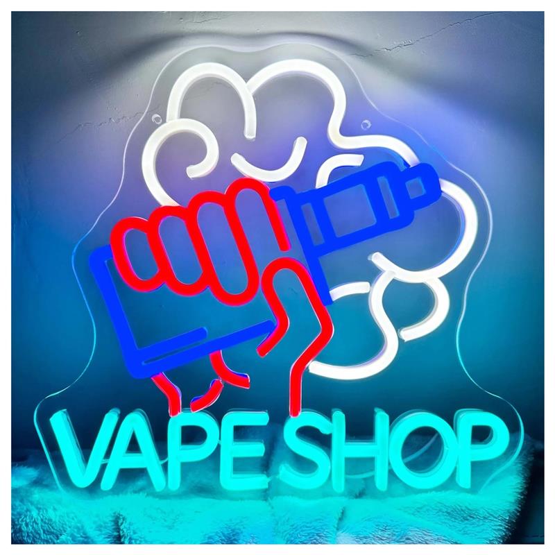 لافتة نيون لمتجر السجائر الإلك - مراجعة Vaping Store وسعره