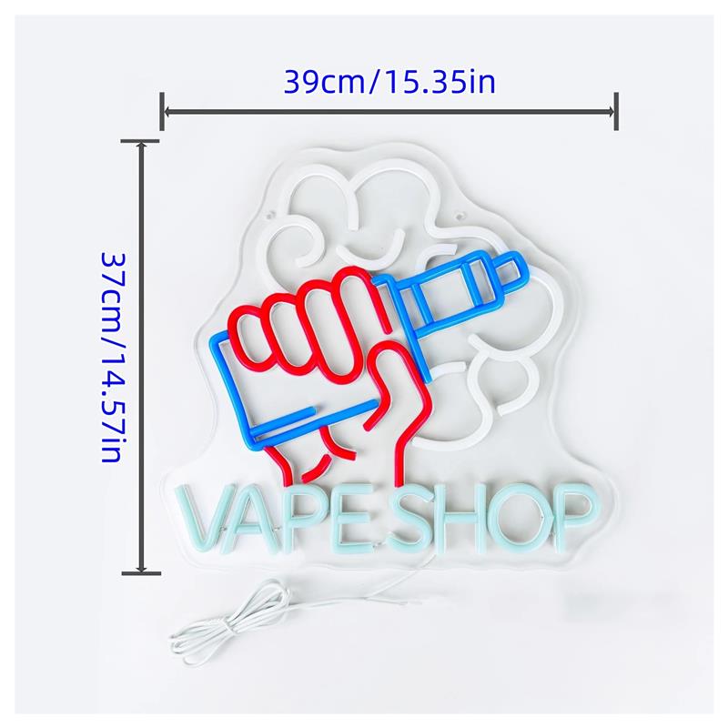 لافتة نيون لمتجر السجائر الإلك - مراجعة Vaping Store وسعره